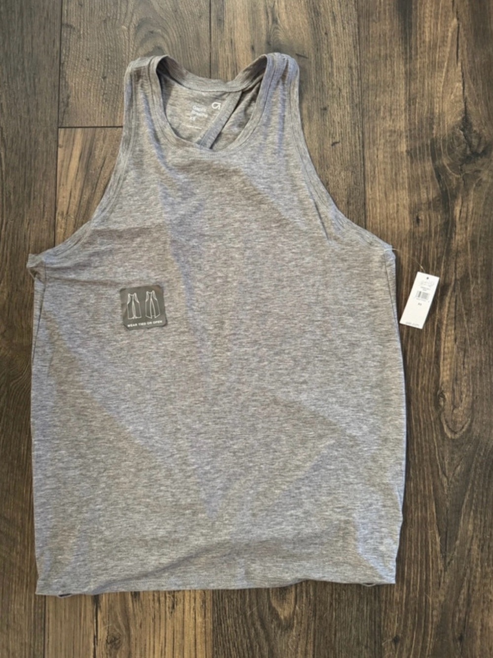 GAP Gray Heather Performance Racerback Tank